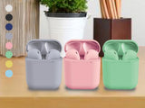 Rubber Matte Wireless Earbuds and Charging Case In-Ear Headphones - Tophatter Daily Deals