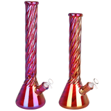 Ruby Luster Beaker Bong Bongs - Tophatter Daily Deals
