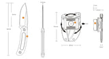RUIKE F815-J (ORANGE) - Tophatter's Army Deals KNIVES - Tophatter Daily Deals