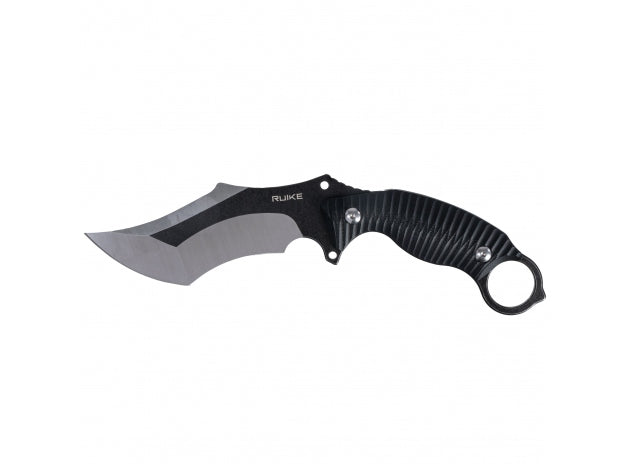 RUIKE KNIFE F181-B1 BLACK/SILVER - Tophatter's Army Deals KNIVES - Tophatter Daily Deals