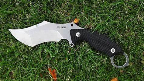 RUIKE KNIFE F181-B1 BLACK/SILVER - Tophatter's Army Deals KNIVES - Tophatter Daily Deals