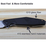RUIKE KNIFE G10 BLACK FOLDING KNIFE D191-B - Tophatter's Army Deals KNIVES - Tophatter Daily Deals