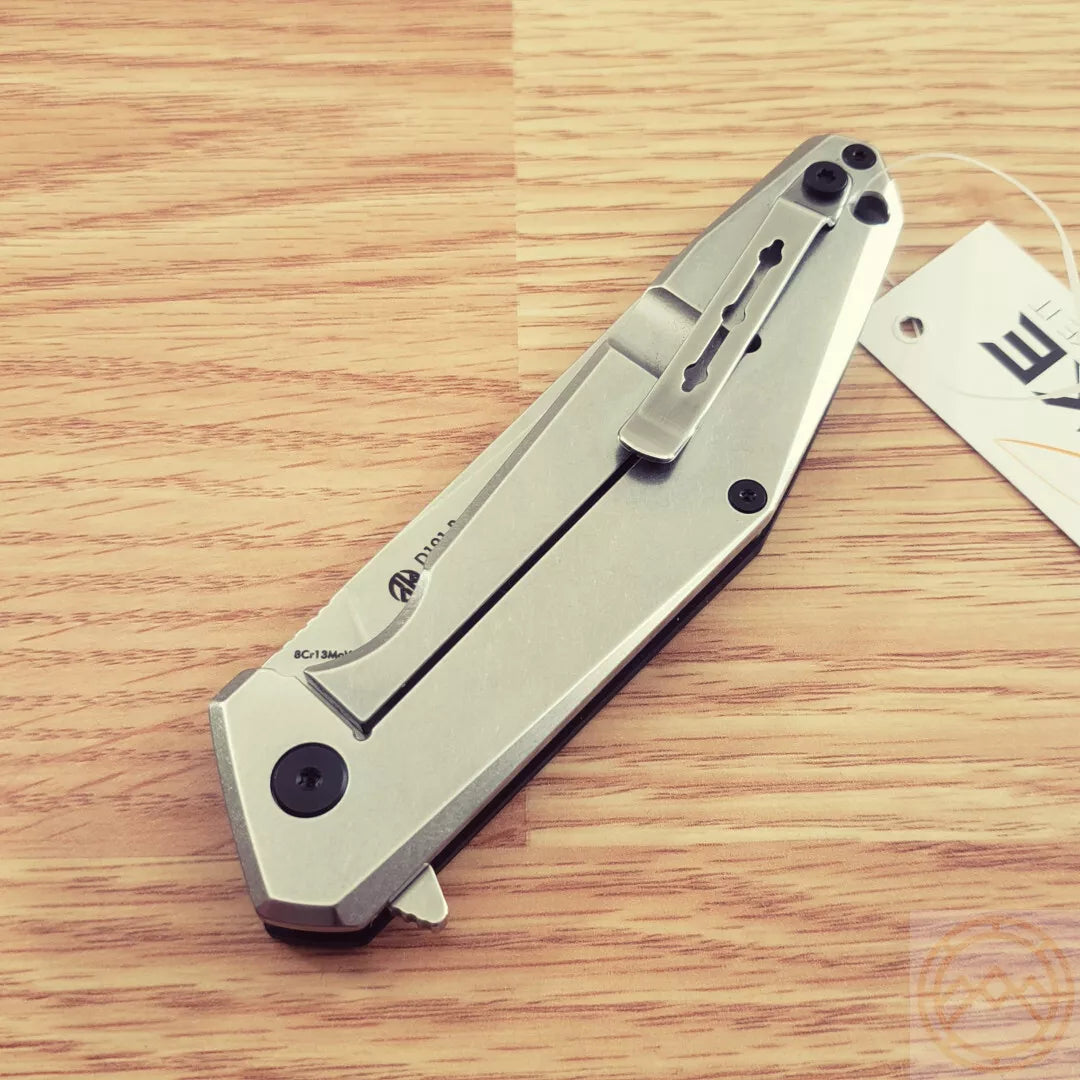 RUIKE KNIFE G10 BLACK FOLDING KNIFE D191-B - Tophatter's Army Deals KNIVES - Tophatter Daily Deals