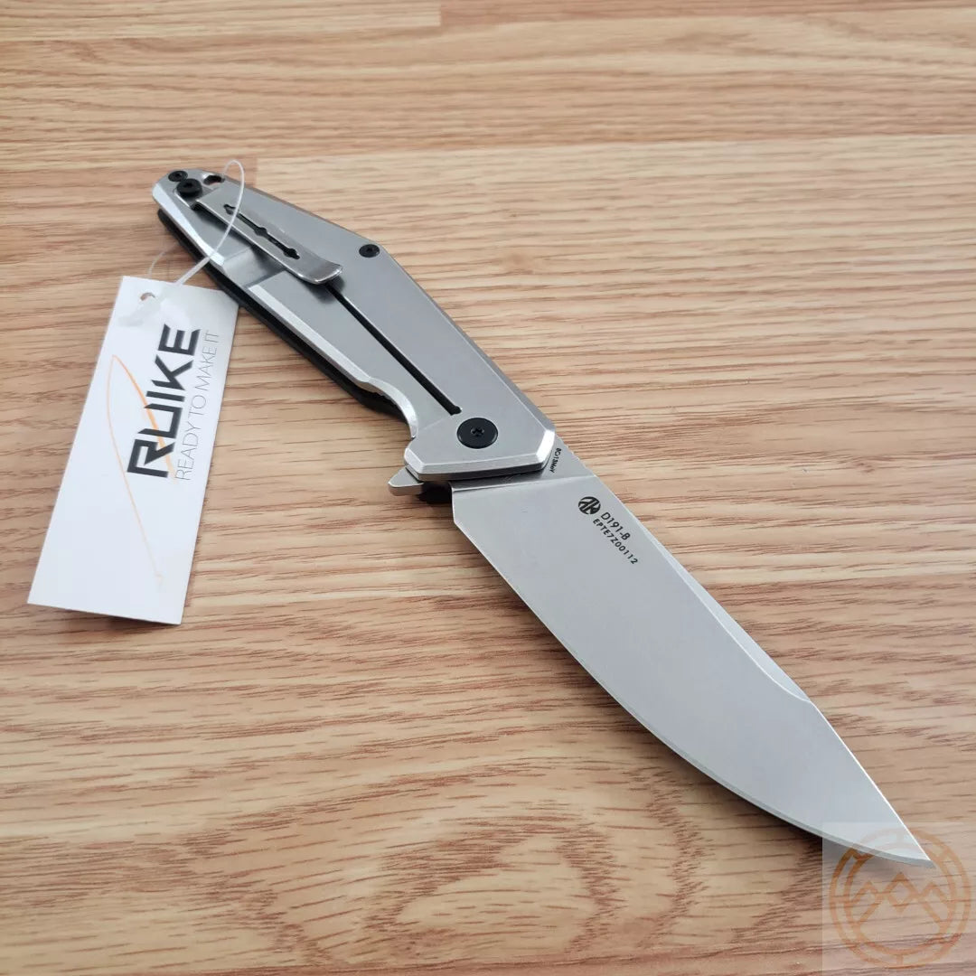 RUIKE KNIFE G10 BLACK FOLDING KNIFE D191-B - Tophatter's Army Deals KNIVES - Tophatter Daily Deals