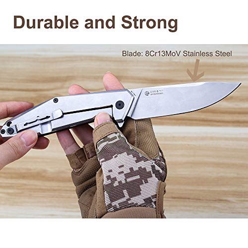 RUIKE KNIFE G10 BLACK FOLDING KNIFE D191-B - Tophatter's Army Deals KNIVES - Tophatter Daily Deals