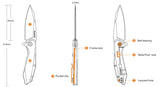 RUIKE KNIFE P135-SF - Tophatter's Army Deals KNIVES - Tophatter Daily Deals