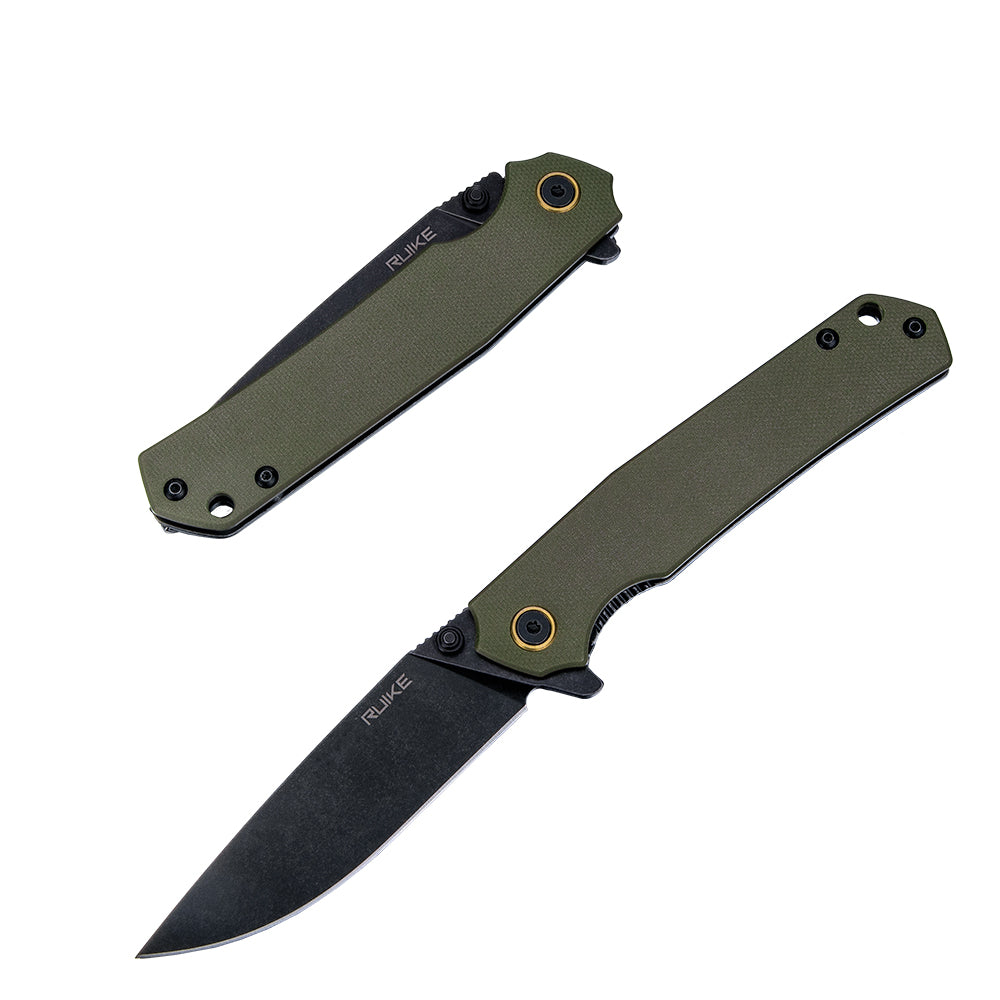 RUIKE KNIFE P801-G GREEN - Tophatter's Army Deals KNIVES - Tophatter Daily Deals
