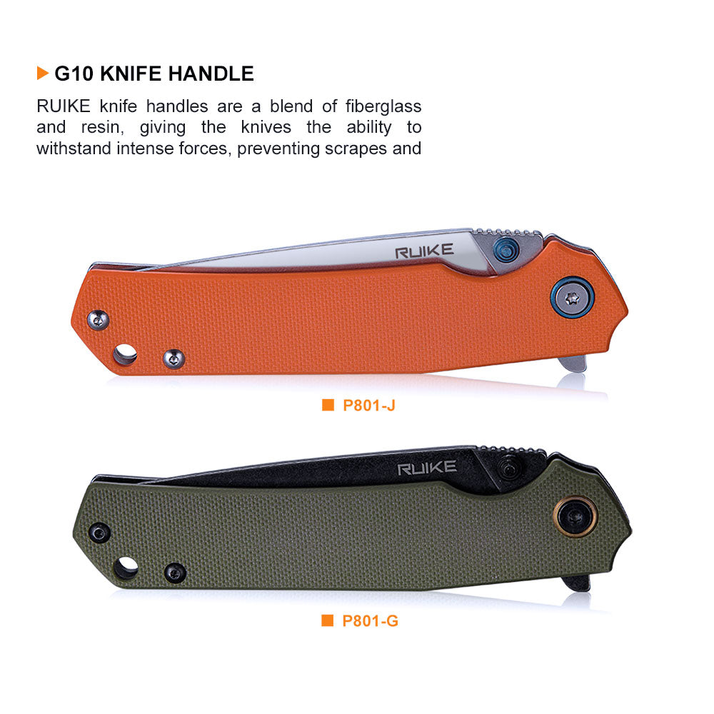 RUIKE KNIFE P801-G GREEN - Tophatter's Army Deals KNIVES - Tophatter Daily Deals