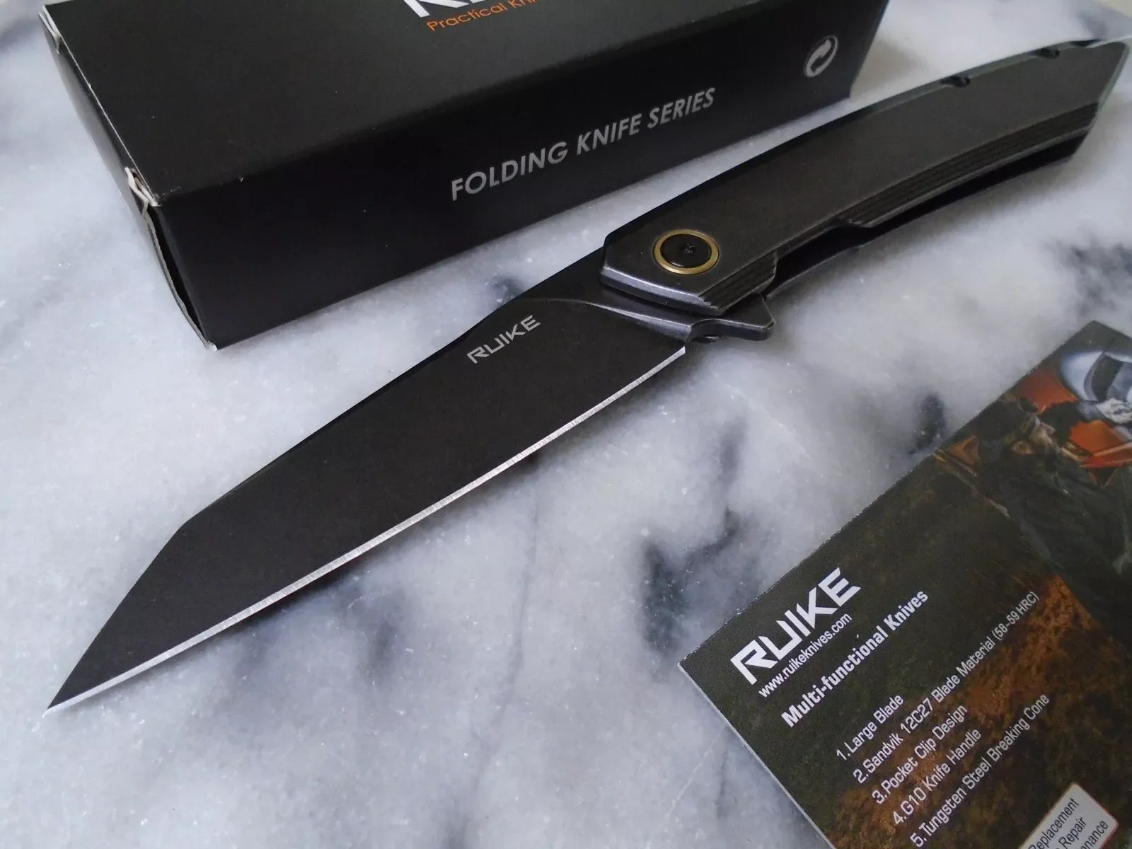 RUIKE KNIFE P831S-SB - Tophatter's Army Deals KNIVES - Tophatter Daily Deals