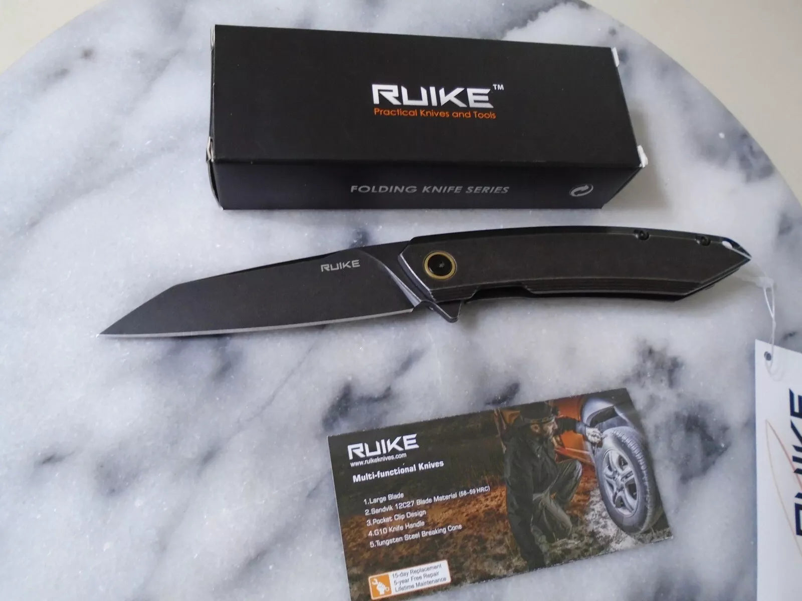 RUIKE KNIFE P831S-SB - Tophatter's Army Deals KNIVES - Tophatter Daily Deals
