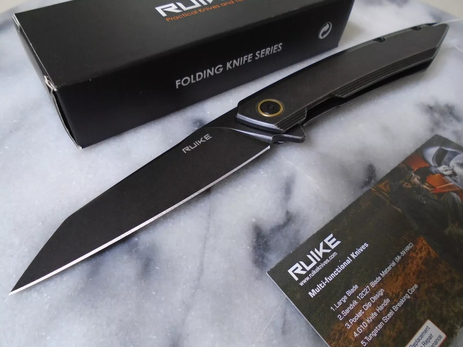 RUIKE KNIFE P831S-SB - Tophatter's Army Deals KNIVES - Tophatter Daily Deals