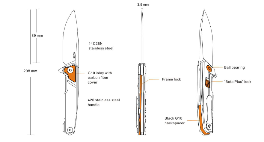 RUIKE KNIFE P875-SZ - Tophatter's Army Deals KNIVES - Tophatter Daily Deals