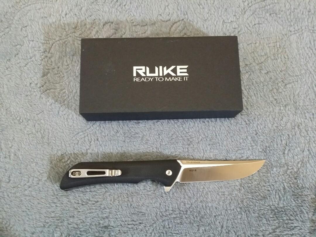RUIKE P121-B HUSSAR - G10 SCALES - Tophatter's Army Deals KNIVES - Tophatter Daily Deals