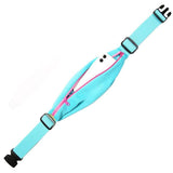 Running Belt Adjustable Waist Pack and Phone Holder with Reflective Zipper Blue Phone Mounts & Holders - Tophatter Daily Deals