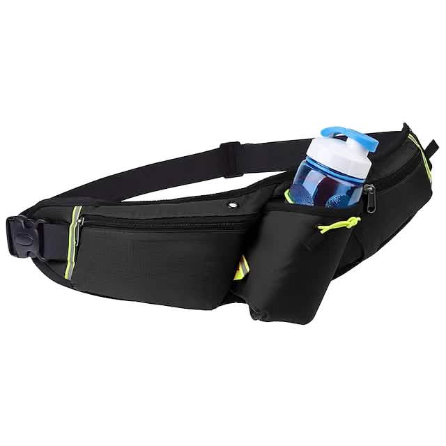 Running Belt Fanny Pack Black Handbags & Wallets - Tophatter Daily Deals