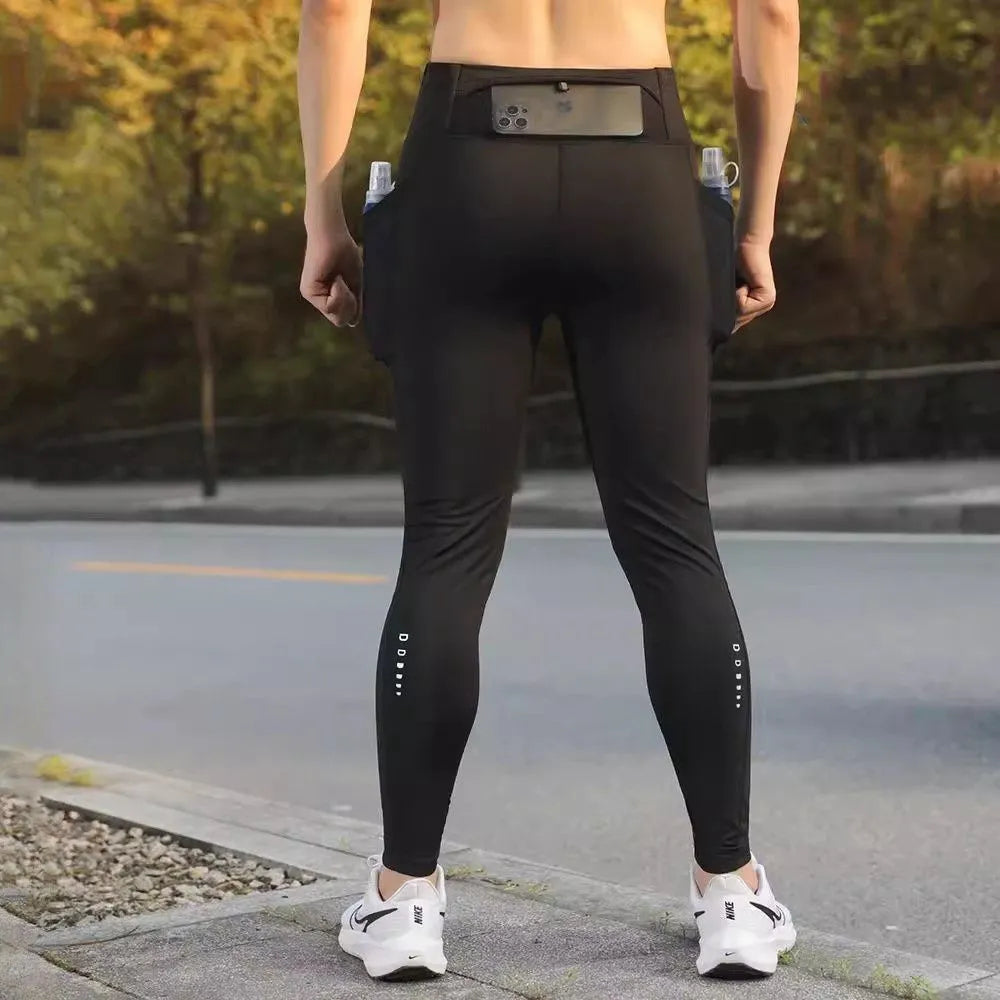 Running Pants Reflective Outdoor Sports Leggings Leggings - Tophatter Daily Deals
