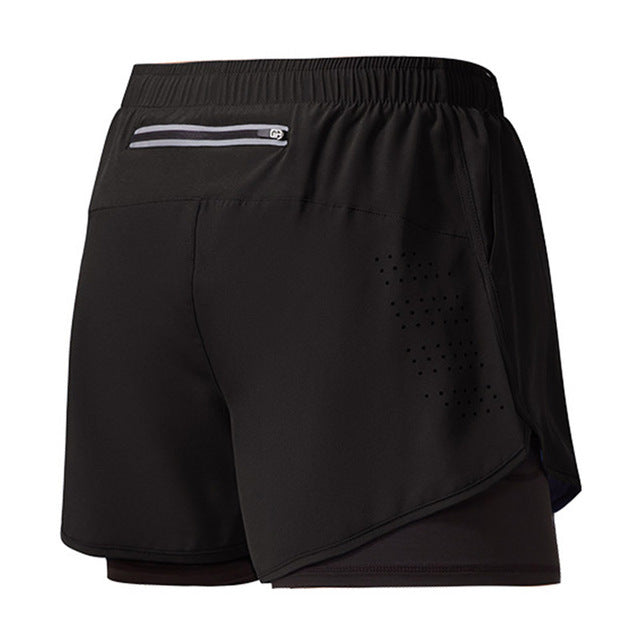 Men's Running Shorts Quick-drying Black Pants - Tophatter Daily Deals