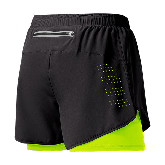 Men's Running Shorts Quick-drying Green Pants - Tophatter Daily Deals