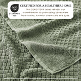 Cotton Diamond Waffle Weave Bath Towel Set - Grayson Collection Bath - Tophatter Daily Deals