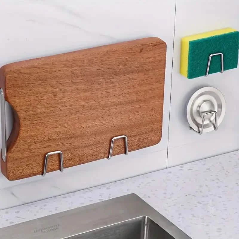 Rust-Proof Stainless Steel Sink Caddy Kitchen Tools & Gadgets - Tophatter Daily Deals