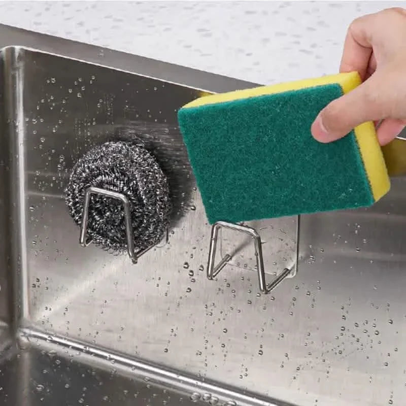 Rust-Proof Stainless Steel Sink Caddy Kitchen Tools & Gadgets - Tophatter Daily Deals