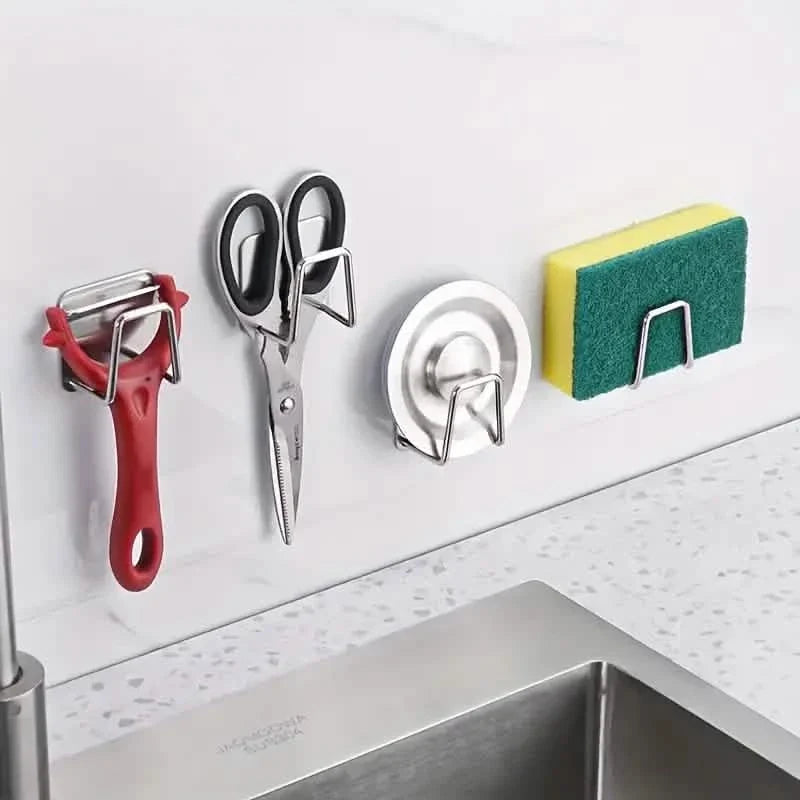 Rust-Proof Stainless Steel Sink Caddy Kitchen Tools & Gadgets - Tophatter Daily Deals