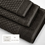 Cotton Diamond Waffle Weave Bath Towel Set - Grayson Collection Bath - Tophatter Daily Deals
