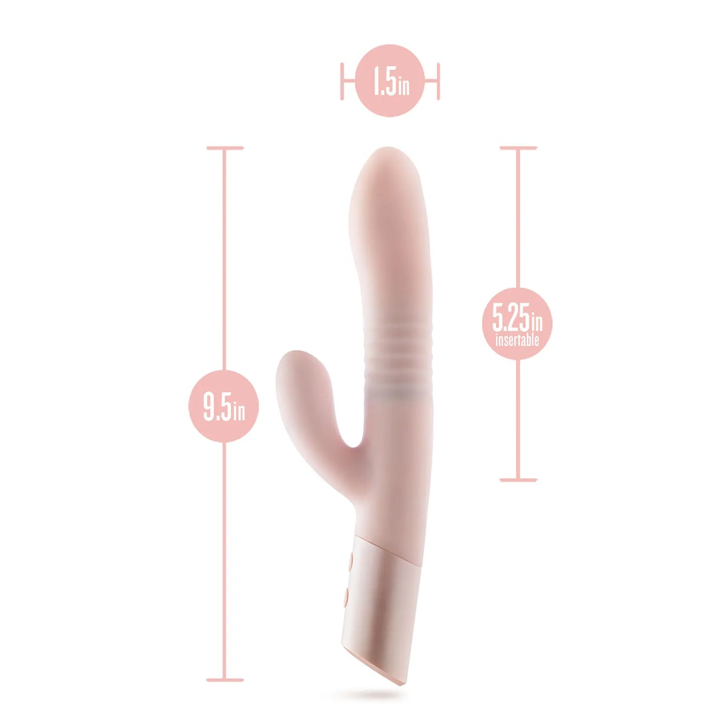Blush Fraya (Pink) – Rabbit Vibrator 5.25 Inch Insertable > Vibrators > Ladies > Rabbit - Tophatter Daily Deals