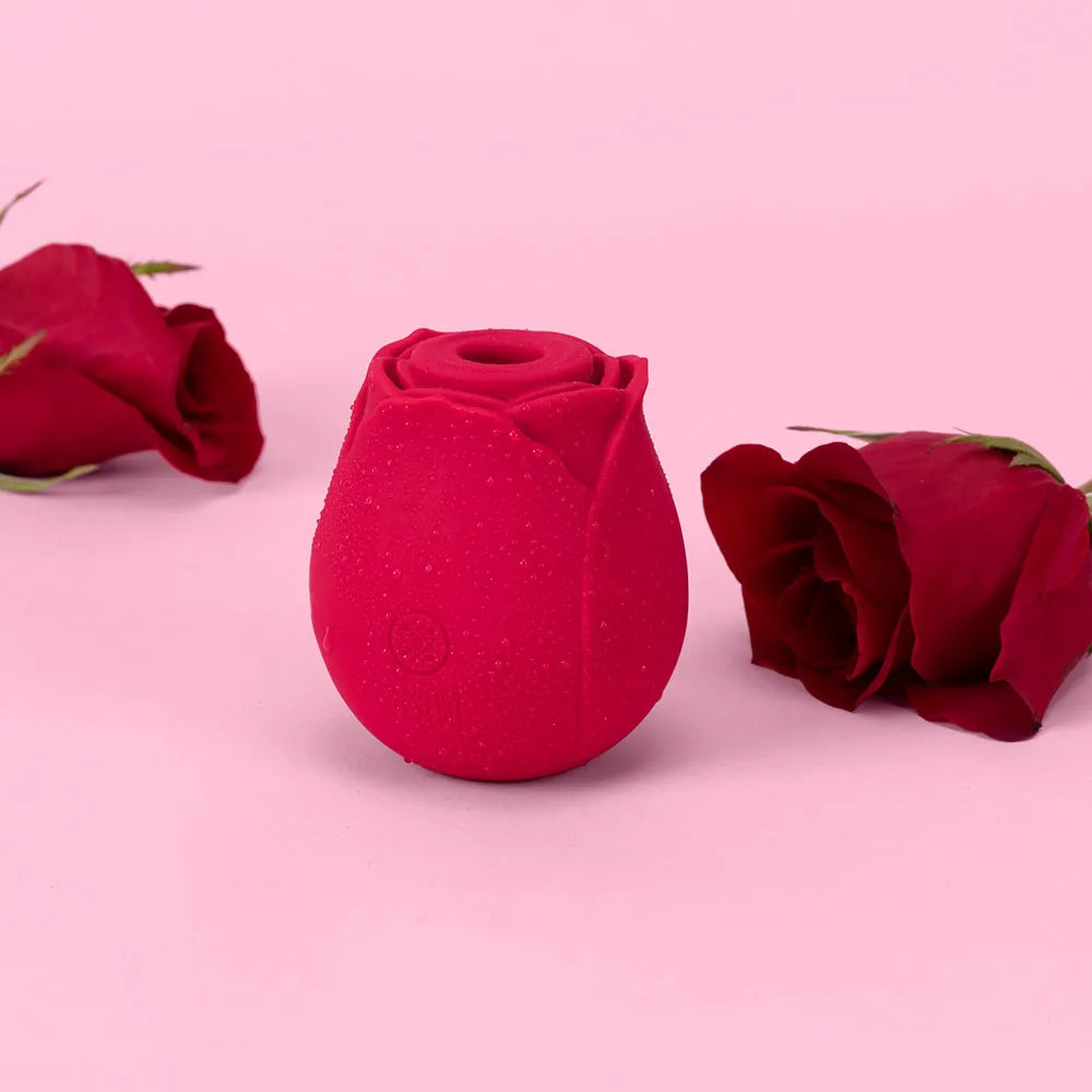 Alchemy Rosebud (Red) – Luxury Air Pulse Massager > Sex Toys For Ladies > Rose Stimulators - Tophatter Daily Deals
