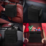 Ryhpez Car Trash Can with Lid - Car Trash Bag Hanging with Storage Pockets Automotive - Tophatter Daily Deals