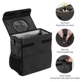 Ryhpez Car Trash Can with Lid - Car Trash Bag Hanging with Storage Pockets Automotive - Tophatter Daily Deals