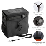 Ryhpez Car Trash Can with Lid - Car Trash Bag Hanging with Storage Pockets Automotive - Tophatter Daily Deals