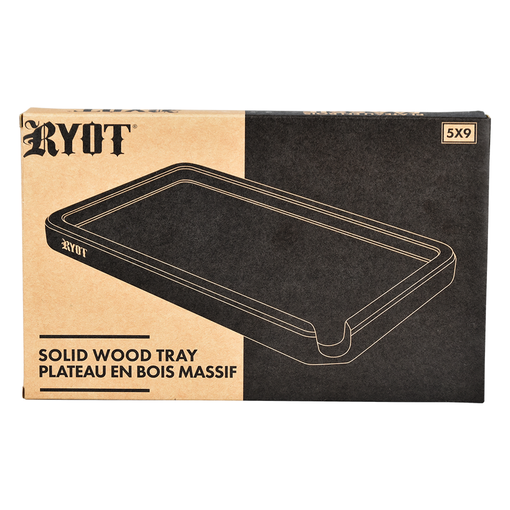 RYOT Walnut Rolling Tray Rolling Trays - Tophatter Daily Deals