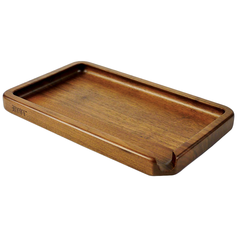 RYOT Walnut Rolling Tray Rolling Trays - Tophatter Daily Deals