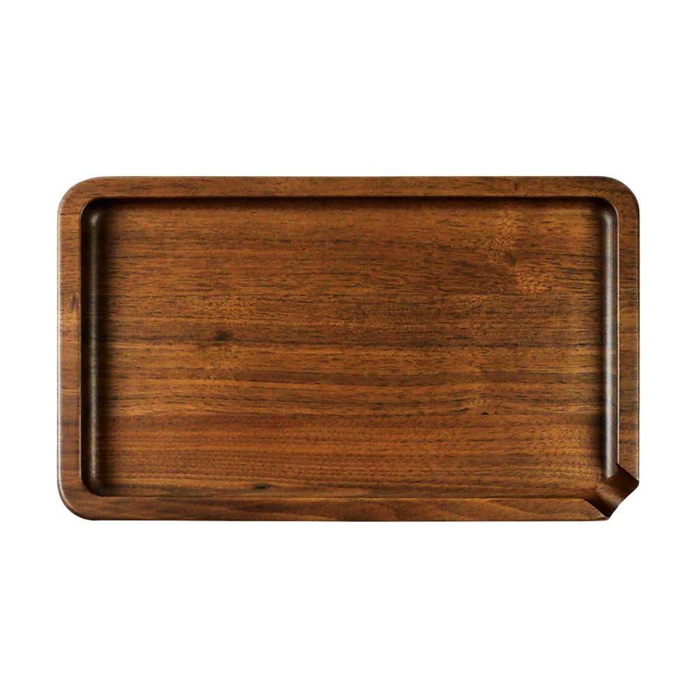 RYOT Walnut Rolling Tray Rolling Trays - Tophatter Daily Deals