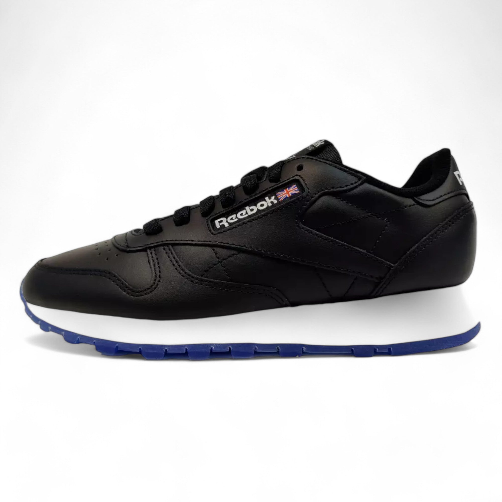 Reebok Men's Classic Leather Shoes - Coreblk/Corblk/Ftwh Coreblk Corblk Ftwh Footwear - Tophatter Daily Deals