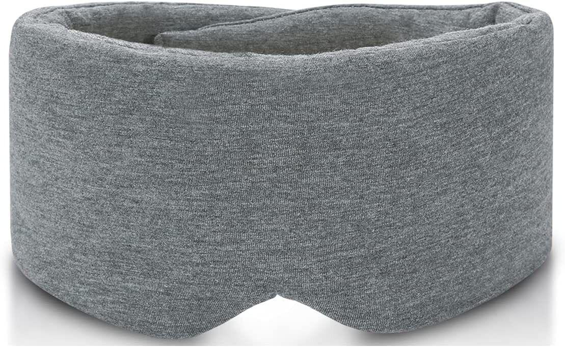 Best Sleep Mask - 3D Sleeping Eye Mask Blocking Light Breathable Soft Padded Mask Cover Eyepatch Grey Apparel & Accessories - Tophatter Daily Deals