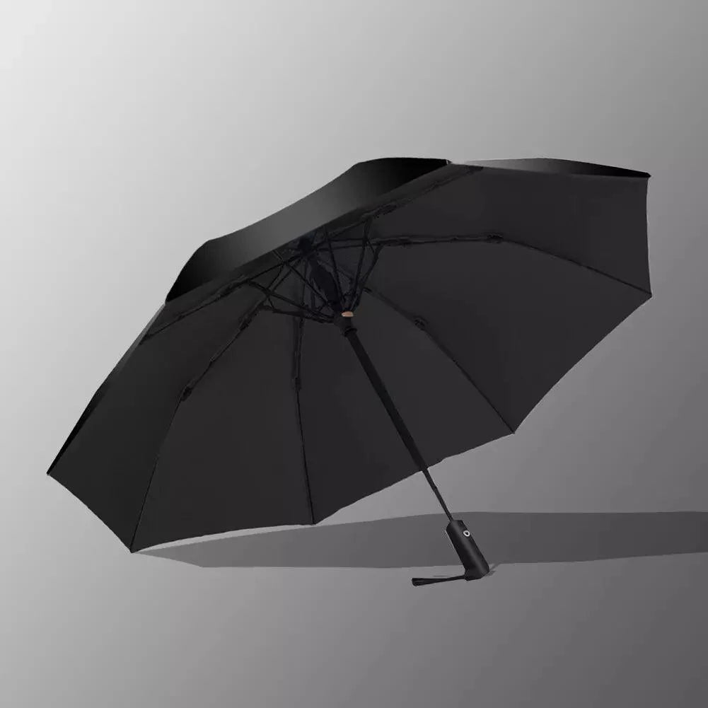 Sun Protection Umbrella - UV Blocking Umbrella With Fan 3 in 1 With Sun Umbrella For Travel Fishing Hot Black Accessories - Tophatter Daily Deals