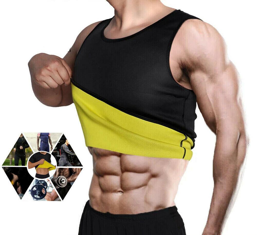 Sweatsuit for Weight Loss - Workout Vest GYM Shirt Shaper Neoprene Help Sweat UK XXXL Clothing - Tophatter Daily Deals