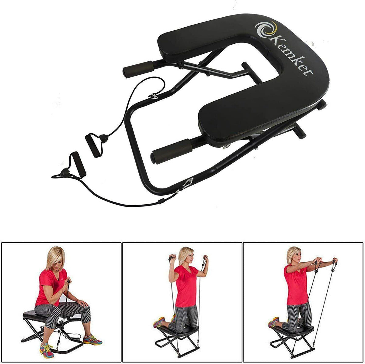 Yoga Chairs UK - Yoga Headstand Bench Exercise Inversion Stool PU Workbench Upside Down Chair Yoga - Tophatter Daily Deals
