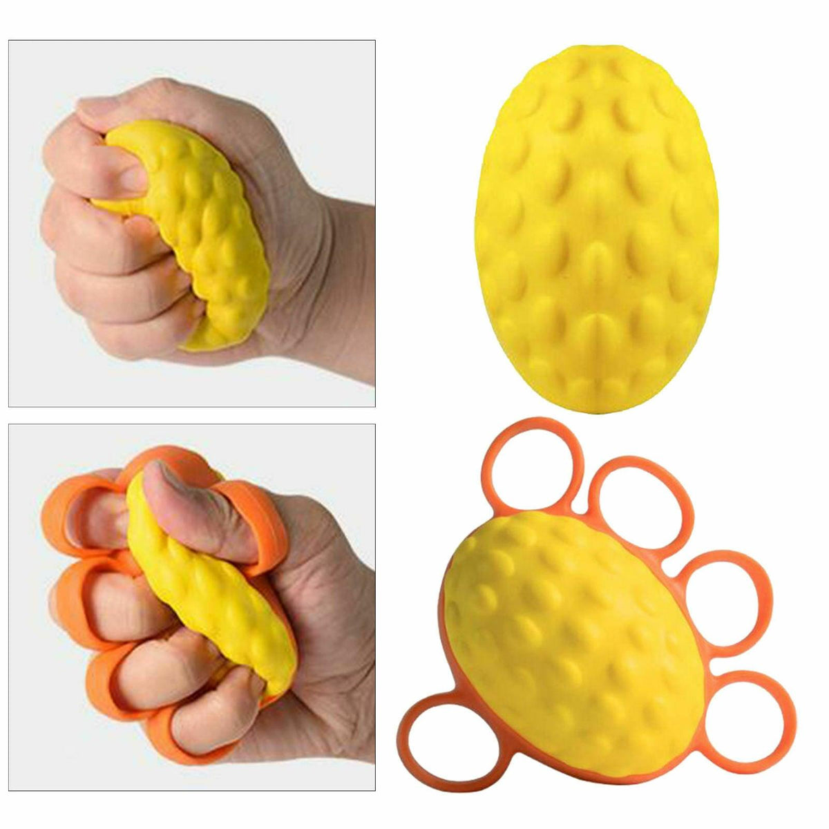 Hand Physio Ball - Hand Grip Ball Flexibility Exerciser Grip, Strengthening for Stroke Climbers, Finger Ball Exerciser, Stress Balls for Hand Health & Beauty - Tophatter Daily Deals