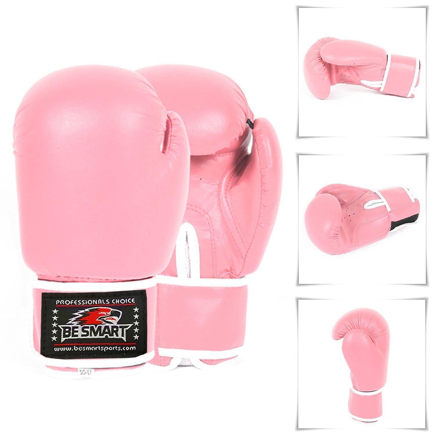 Boxing Pads and Gloves Set - Ladies Boxing Gloves & Focus Pads 10oz Exercise & Fitness - Tophatter Daily Deals