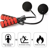 Ropeless Skipping Rope - Jump Rope, Adjustable Weighted Cordless Jump Rope for Men Women Kids Fitness - Tophatter Daily Deals