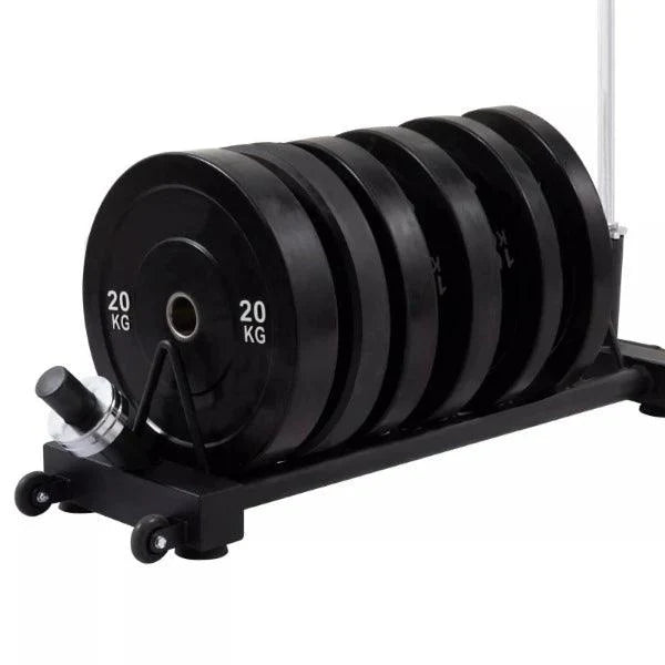Free Weight Storage Rack - Portable Olympic Bumper Plate Weight Change Disc Storage Rack Lifting Holder Gym Dumbbeells rack - Tophatter Daily Deals