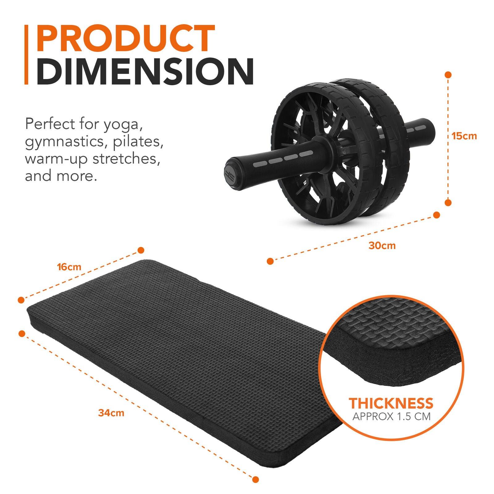 Core Training Kit - 5pc Core Training Kit Ab Roller Push Up Skipping Rope Fitness Hand Grip Exercise Exercise & Fitness - Tophatter Daily Deals