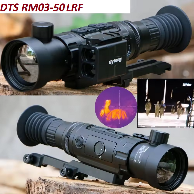 DTS RM03-50LRF Thermal vision monocular Rechargeable Digital Night Vision. - Tophatter Daily Deals