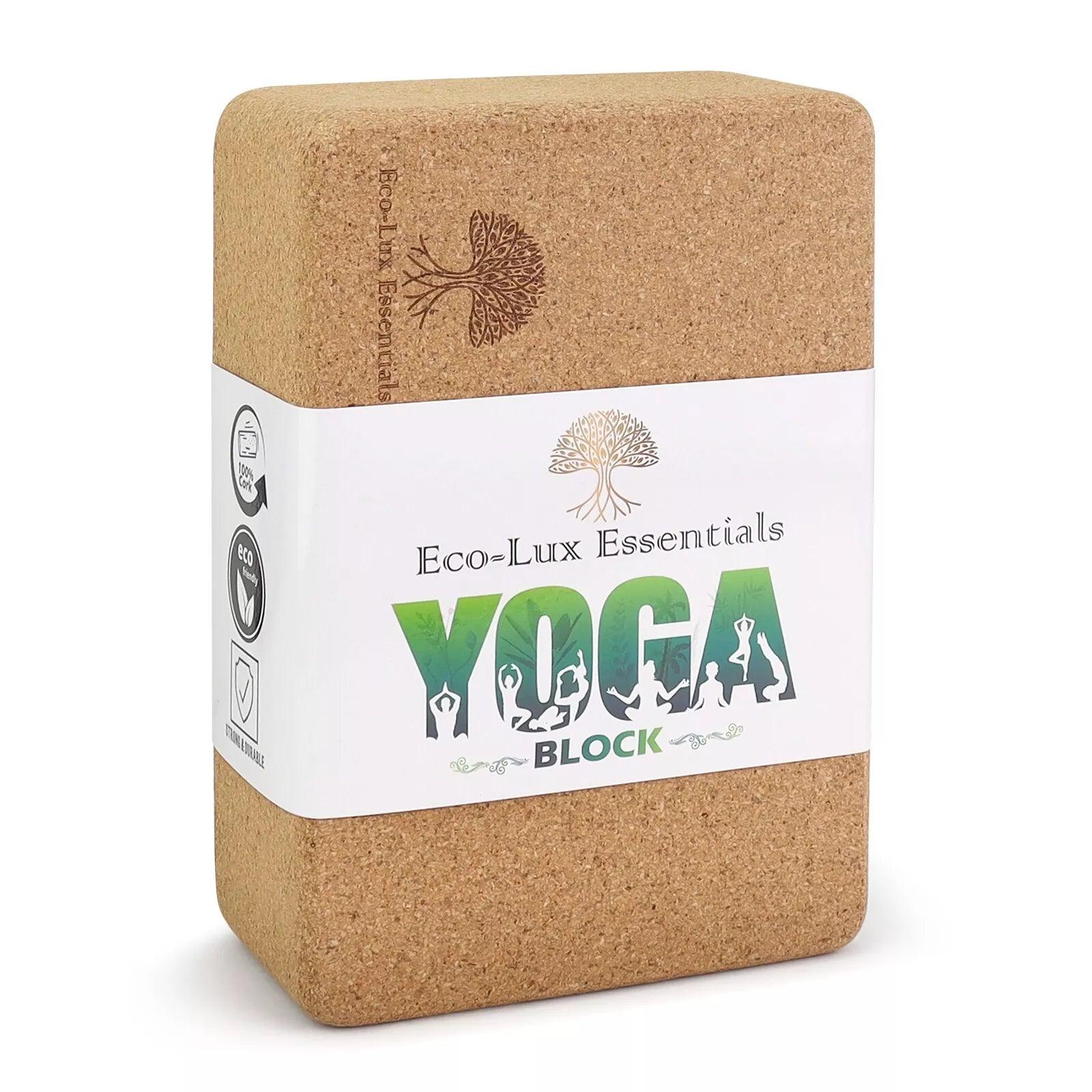 Cork Yoga Blocks UK - Yoga Blocks Exercise Cork Brick Pilates Block Yoga & Pilates Blocks - Tophatter Daily Deals