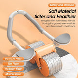 Roller for Abs Workout - Ab Roller Wheel Automatic Spring Back Elbow Support Tool Exercise & Fitness - Tophatter Daily Deals