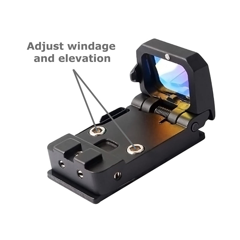 Folding Holographic Reflective Red Dot Sight - Tophatter Daily Deals