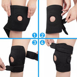 Supported Knee Brace - Stabilizing Belt Strap Neoprene Patella stabilising Belt Adjustable Strap NHS Use Exercise & Fitness Equipment Manuals - Tophatter Daily Deals